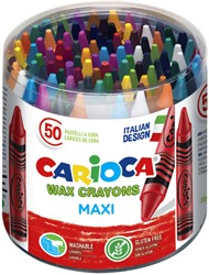 Waskrijt Carioca Maxi pot á 50 stuks assorti