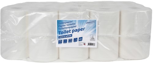 Toiletpapier Cleaninq T4 2-laags 40x400 vel wit