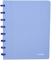 Schrift Atoma A5 blanco 144blz 90gr PP transparant assorti-3