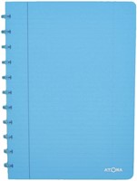 Schrift Atoma A4 lijn 144blz 90gr PP transparant assorti-2