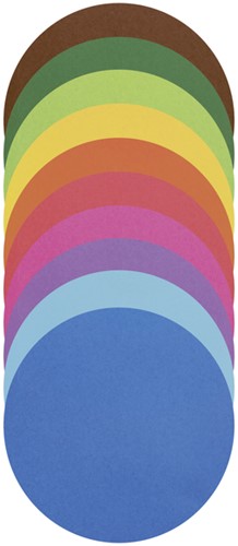Origami papier Folia 70gr rond 15cm 100 vel assorti kleuren-2