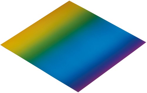 Vouwblaadjes Folia 100gr 15x15cm 100 vel regenboog-2