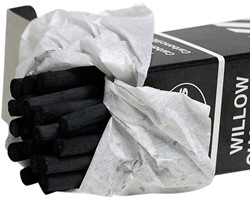 Houtskool Coates 5-6mm doos à 25 stuks