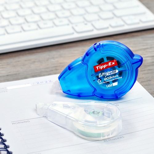 Correctietape Tipp-Ex easy ecolutions + refill 5mmx14m blister à 1+1-3