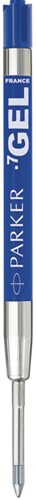 Gelschrijvervulling Parker Quink medium blauw blister à 2 stuks-2
