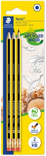 Potlood Staedtler Noris HB blister à 3 stuks