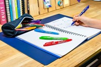 Rollerpen PILOT friXion medium zwart blister à 3 stuks-3