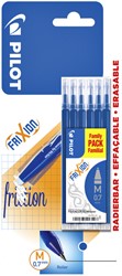 Rollerpenvulling Pilot friXion medium blauw 6 stuks