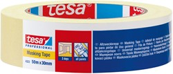 Afplaktape tesa® Professional 4323 19mmx50m lichtcrème