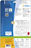 Etiket HERMA 5075 A4 99.1x33.8 mm premium 400stuks wit-2