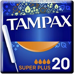Tampons TAMPAX Cef Super Plus 20 stuks