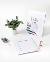 Fotoframe Folia 166x216mm karton wit-2