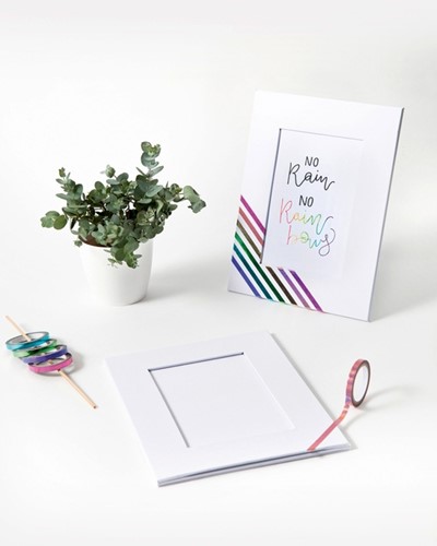 Fotoframe Folia 166x216mm karton wit-2