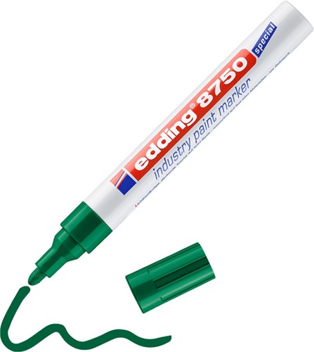 Paintmarker edding 8750 industrie  2-4mm groen-2