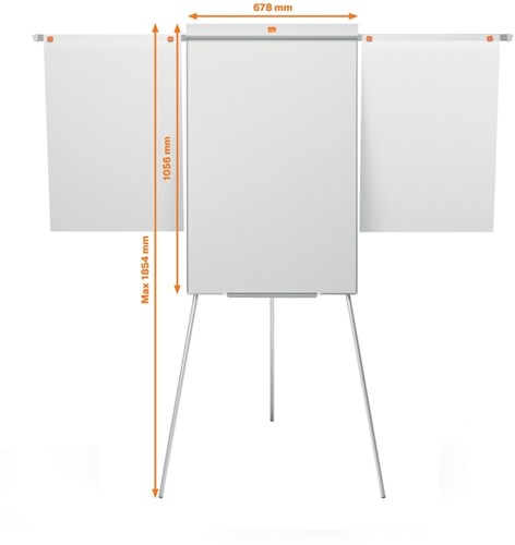 Flipover Nobo Impression Pro stalen met driepootstatief en uitschuifbare armen-3