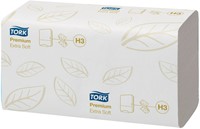 Handdoek Tork H3 Premium singlefold 2-laags 226x230mm 15x200 vel wit 100278-2