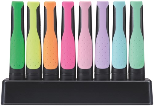 Markeerstift STABILO GREEN BOSS 6070/8 pastel assorti deskset à 8st-2