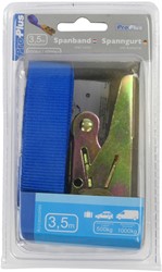 Spanband ProPlus ratel 3,5 meter blauw