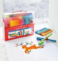 Kleurstiften Faber-Castell Connector assorti koffer à 60 stuks-4