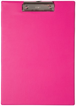 Klembord MAUL A4 staand PVC neon roze