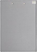Klembordmap MAUL A4 staand met penlus PVC zilvergrijs-2