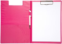 Klembordmap MAUL A4 staand met penlus PVC neon roze-3