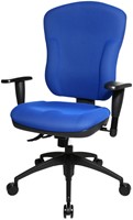 Bureaustoel Topstar Wellpoint 30 SY blauw-2