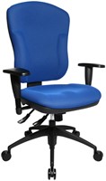 Bureaustoel Topstar Wellpoint 30 SY blauw-3