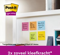 Memoblok Post-it Super Sticky 654 76x76mm color 16 stuks-2