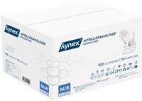 Handschoen Hynex nitril M wit 3.5g 100 stuks-3