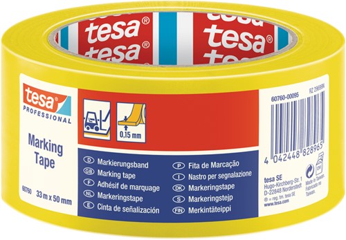 Markeringstape tesa® Professional 60760 PV1 50mmx33m geel