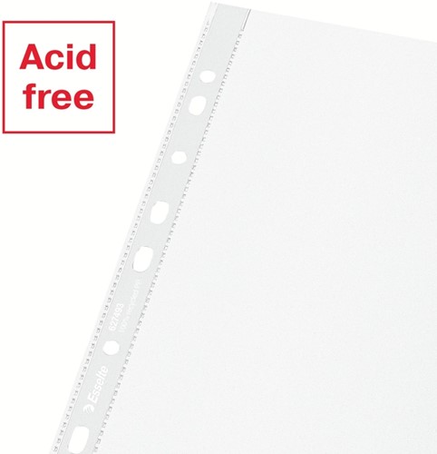 Showtas Esselte recycle PP A4 70µ 11-gaats transparant 100 stuks-2