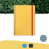 Notitieboek Leitz Cosy B5 160blz 100gr spiraal lijn geel-4