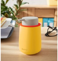 Handzeepdispenser Leitz Cosy voor handzeep 300ml geel-1