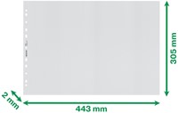 Showtas Leitz Recycle PP A3 11-gaats transparant 25 stuks-2