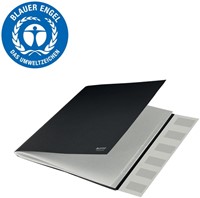 Sorteermap Leitz Recycle 6 tabs karton zwart-1