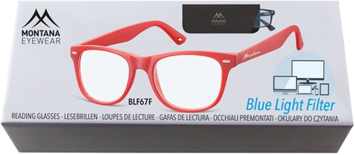Leesbril Montana +2.00 dtp blue light filter rood-2