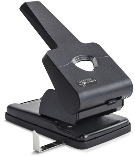 Perforator Rapesco Germ-Savvy Heavy Duty HD865-P antibacterieel 2-gaats zwart