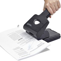 Perforator Rapesco Germ-Savvy Heavy Duty HD865-P antibacterieel 2-gaats zwart-2