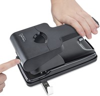 Perforator Rapesco Germ-Savvy Heavy Duty HD865-P antibacterieel 2-gaats zwart-3