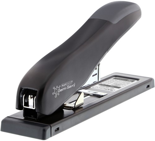 Nietmachine Rapesco Germ-Savvy Heavy Duty Eco HD-100 antibacterieel zwart