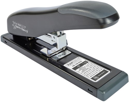 Nietmachine Rapesco Germ-Savvy Heavy Duty Eco HD-100 antibacterieel zwart-3