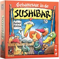 Dobbelspel Geharrewar in de Sushibar