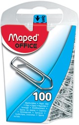 Paperclip Maped Office 25mm 100 stuks zilver