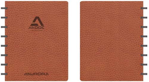 Schrift Adoc Business A5 lijn 144 pagina's 90gr bruin