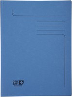 Dossiermap Exacompta Clean'Safe 2kleppen blauw 5 stuks