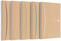 Spiraalblok Oxford Touareg A4 180 pagina's lijn assorti