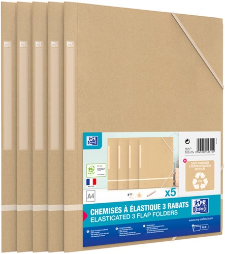 Elastomap Oxford Touareg A4 3-kleps 450gr 5 stuks-2