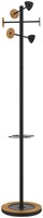 Kapstok Unilux Bora staand bamboe zwart