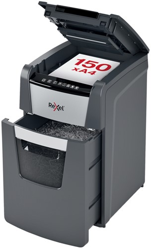 Papiervernietiger Rexel Optimum Auto+ 150X P4 snippers 4x28mm-2
